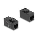 Delock Keystone Modul RJ45 jack na RJ45 jack Cat.6A UTP černá