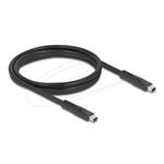 Delock Mini DisplayPort kabel 16K 60 Hz 80 Gbps 1,5 m, černý