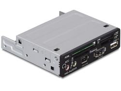 DeLock Multipanel 3,5" USB2.0 43in1 5xSlot+eSATAp