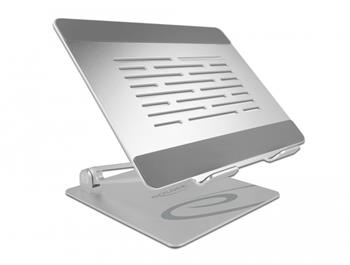 Delock Nastavitelný hliníkový držák stojanu na tablet a na laptop