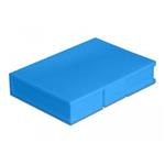 Delock Ochranný kryt na pevný disk formátu 3.5” modrý