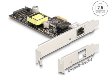 Delock PCI Express x1 karta na 1 x 2,5 Gigabit LAN PoE+