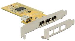Delock PCI Karta > 3 x externí + 1 x interní FireWire A