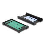 Delock Převodník M.2 Key M NVMe SSD na U.2 nebo M.2 Key B SATA SSD na SATA - beznástrojový