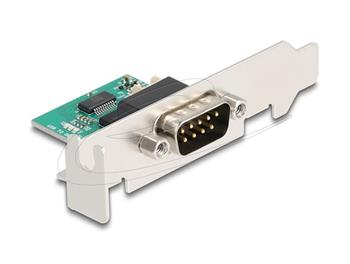 Delock Převodník USB na RS-232 FTDI FT231XS USB 2.0 pin samec na D-Sub 9 samec s nízkoprofilovým držákem a kabelem 30 c