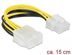 Delock Prodlužovací kabel Napájecí zdroj 8 pin EPS samec > samice 15 cm