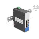 Delock Průmyslový Gigabit Ethernet Switch s 8 porty RJ45, na DIN lištu