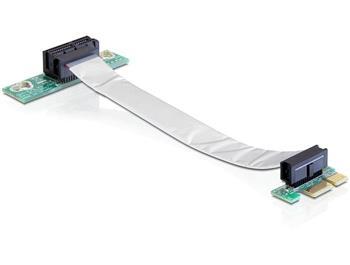 Delock Riser card PCI Express x1 s flexibilním kabelem,vkládání vlevo