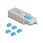 Delock Sada blokacích portů USB Type-C™ na zásuvkové porty Type-C™; 5 ks + nástroj na zamykání