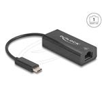 Delock USB 2.0 Type-C Síťový adaptér 10/100 Mbps LAN 1 x RJ45