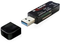 Delock USB 3.0 čtečka paměťových karet,3 sloty, 40 v 1