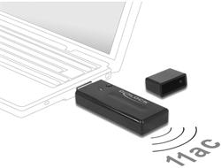 Delock USB 3.0 dvoupásmový WLAN ac/a/b/g/n adaptér 867 Mbps