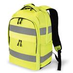 Dicota Backpack HI-VIS 25 Litre Yellow