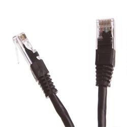 Digitalbox START.LAN patch kabel UTP cat.6 pozlacený 2m černý