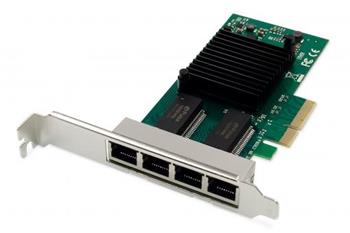 DIGITUS 4 Port RJ45 Intel I350 Server NIC