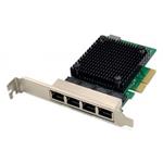 DIGITUS 4 Port RJ45 RTL8125B 2,5 GBits Server NIC