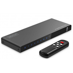 DIGITUS 5x1 HDMI Switch, 4K/60Hz HDCP 2.2
