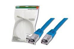 DIGITUS CAT 5e F-UTP patch cable, Length 5 M, AWG 26/7 Color blue