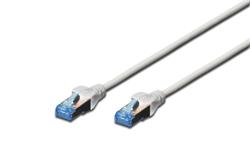 Digitus CAT 5e F-UTP patch cable, PVC AWG 26/7, length 30 m, color grey