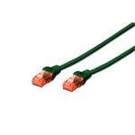 Digitus CAT 6 U-UTP patch cable, Cu, LSZH AWG 26/7, length 3 m, color green