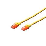 Digitus CAT 6 U-UTP patch cable, Cu, LSZH AWG 26/7, length 5 m, color yellow