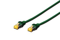 Digitus CAT 6A S-FTP patch cable, Cu, LSZH AWG 26/7, length 10 m, color green