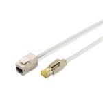 Digitus Consolidation-Point Cable, DRAKA UC900, HRS TM31 CAT 6A Keystone Module, 3 m, color grey