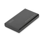 Digitus externí SSD rámeček, USB 3.0 - mSATA M50 (50*30*4mm), hliník, černý, Chipset: ASM1153E