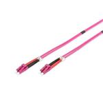 DIGITUS Fiber Optic Patch Cord, LC to LC, Multimode OM4 - 50/125 µ, Duplex Length 10m