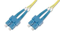 Digitus Fiber Optic Patch Cord, SC to SC OS2, Singlemode 09/125 µ, Duplex, Length 5m