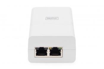 DIGITUS Gigabit Ethernet PoE Injektor, 802.3af, white 802.3af, 15,4 W small housing, white