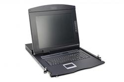 Digitus Modular console with 17" TFT (43,2cm), 8-port. Cat.5 KVM & Touchpad, swiss keyboard