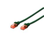 Digitus Patch Cable, CAT 6 UTP, AWG 26, měď, zelený 1m