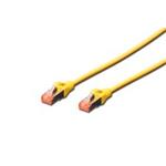 Digitus Patch Cable, S-FTP, CAT 6, AWG 27/7, LSOH, Měď, žlutý 0,5m