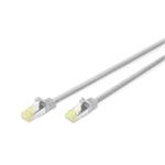 Digitus Patch kabel CAT 6A S / FTP, Cu, LSZH, testováno na úrovni komponent AWG 26, délka 5m, barva šedá