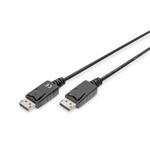 Digitus propojovací kabel DisplayPort, DP M/M, 5,0 m, s blokováním, DP, 1,1 a