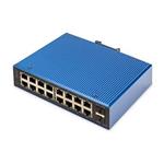 Digitus Průmyslový 16+2portový gigabitový ethernetový přepínač s řízením L2 PoE