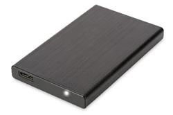 Digitus USB 3.0-SATA SSD/HDD skříň, 2,5 "9,5 & 7,5 mm SSD / HDD, hliníkové ram, bez napájení