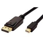 DisplayPort kabel v.1.4 (HBR3, 8K@30Hz), DP(M) - miniDP(M), 1m
