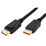 DisplayPort kabel v.2.1 (UHBR13,5, 10K@60Hz), DP(M) - DP(M),černý, 3m