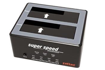 Docking station USB 5Gbps pro 2,5'' / 3,5'' SATA HDD/SSD, duplikátor
