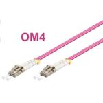 Duplexní patch kabel MM 50/125, OM4, LC-LC, LS0H, 15m