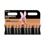Duracell MN1500B8 Duracell Plus AA 10 Pack