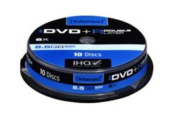 DVD+R DL DoubleLayer Intenso [ cakebox 10 | 8,5GB | 8x ]