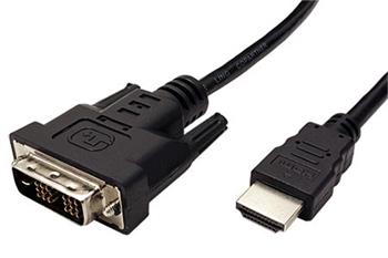 DVI-HDMI kabel, DVI-D(M) - HDMI M, 10m