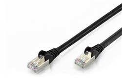 Ednet Patch kabel, CAT6, RJ45 samec/samec, 2,0 m, S-FTP, AWG 27/7, LSZH, černý