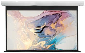 ELITE SCREENS plátno elektrické motorové 100" (254cm)/ 16:9/ 124,5×221,5cm/ case bílý/ 12" drop/ MaxWhite FG