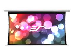 ELITE SCREENS plátno elektrické motorové 100" (254cm)/ 16:9/124,5×221,5cm/ hliníkový case bílý/24" drop/ Fiber Glass