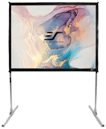 ELITE SCREENS plátno mobilní stativ 150" (381cm)/ 4:3/ 228,6×304,8cm/ gain 1.1/ CineWhite