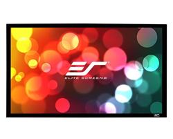 ELITE SCREENS plátno v pevném rámu 100" (254cm)/ 16:9/ 124,4×221,4cm/ gain 1.1/ rám černý 6cm